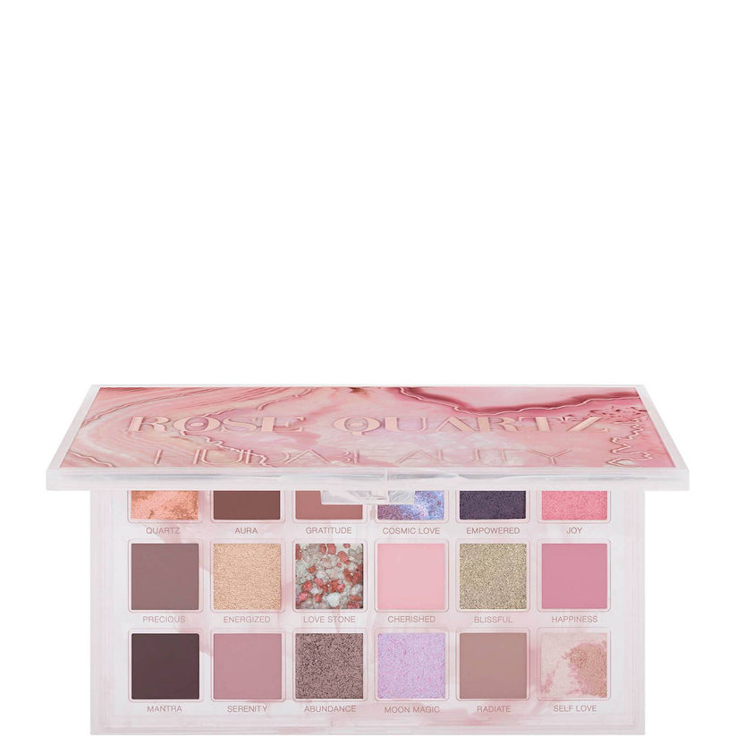 Huda Beauty rose quartz eyeshadow palette