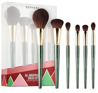 New SEPHORA All Wrapped Up 6 pc Makeup Brush Set