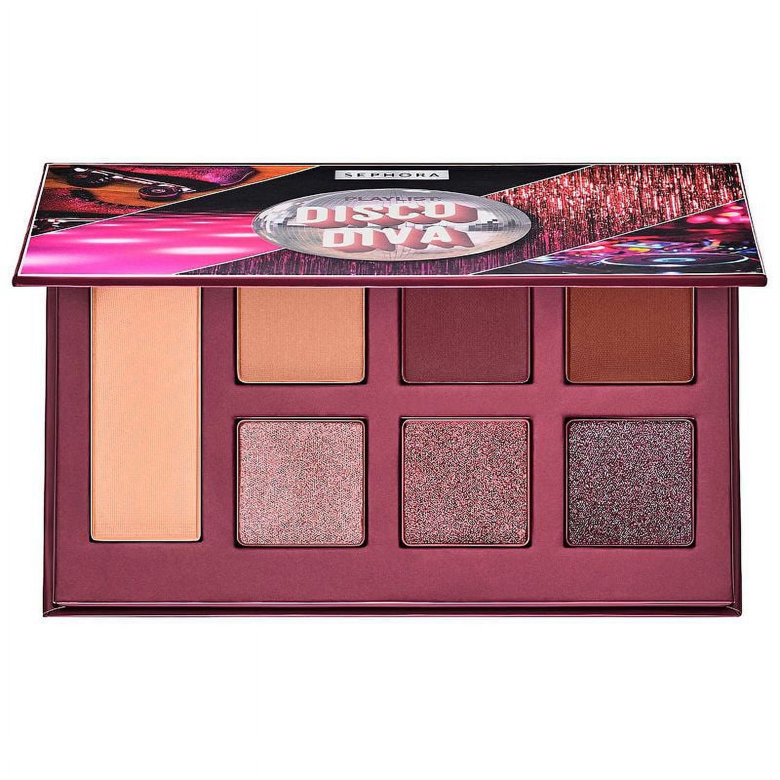 SEPHORA COLLECTION Playlist Eyeshadow Palette, Disco Diva with 7 Versatile Shades