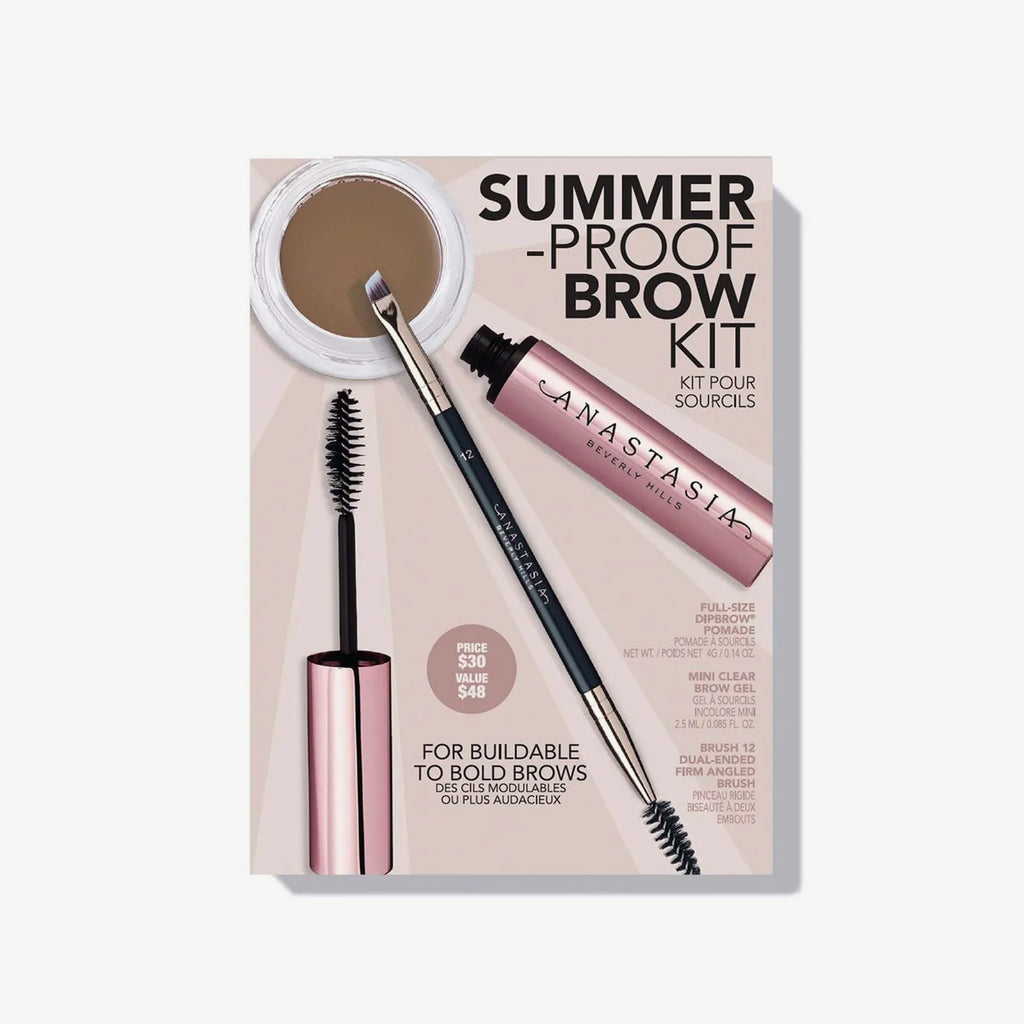 Summer-Proof Brow Kit
Medium brown