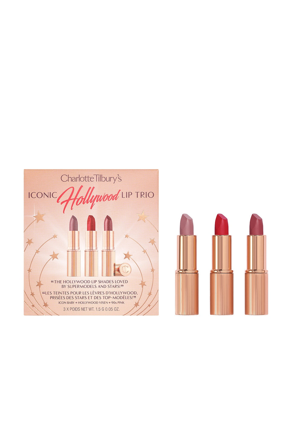 Charlotte's Iconic Hollywood Lip Trio
Charlotte Tilbury