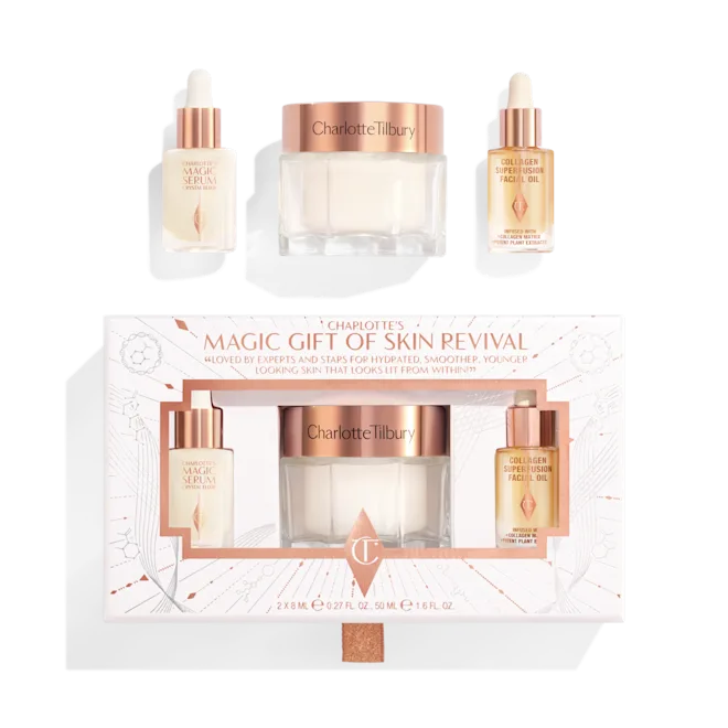 CHARLOTTE’S MAGIC GIFT OF SKIN REVIVAL
LIMITED EDITION SKINCARE KIT