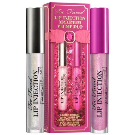 Too Faced Lip Injection Maximum Plump Lip Gloss Duo