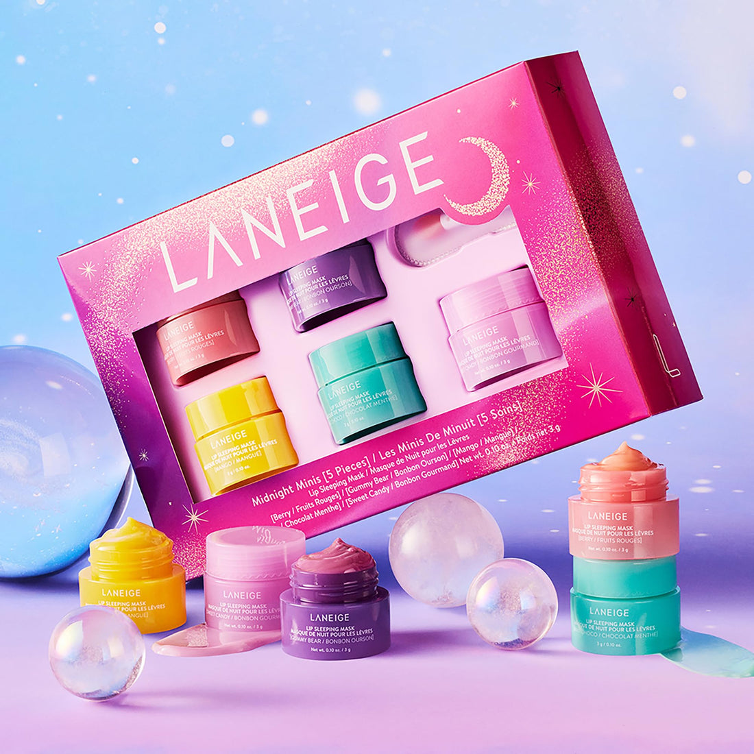 Laneige Midnight Minis Lip Sleeping Mask Set - The Powder Room