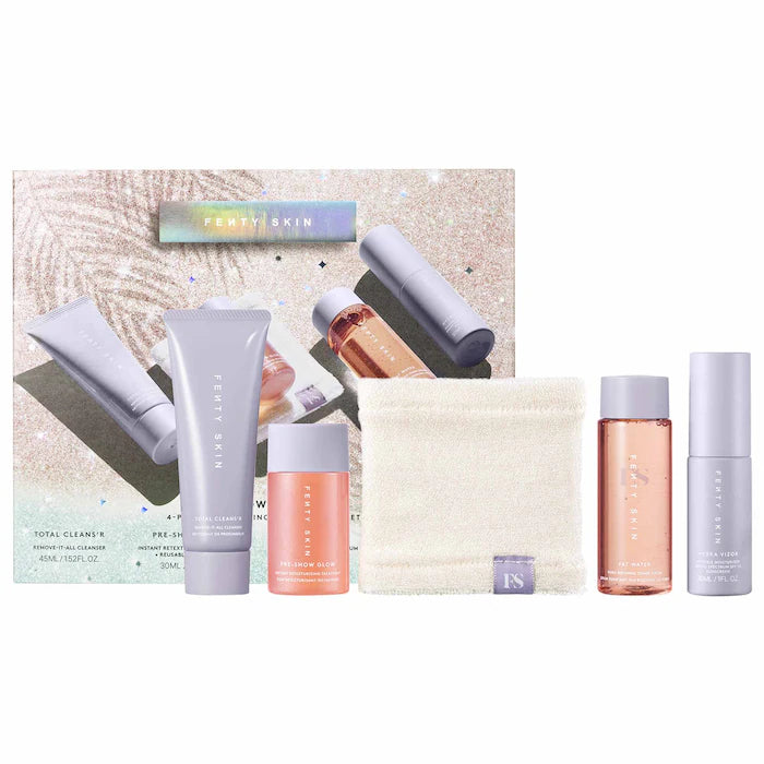 The Glow Around 4-Piece Travel Skincare Essentials Set