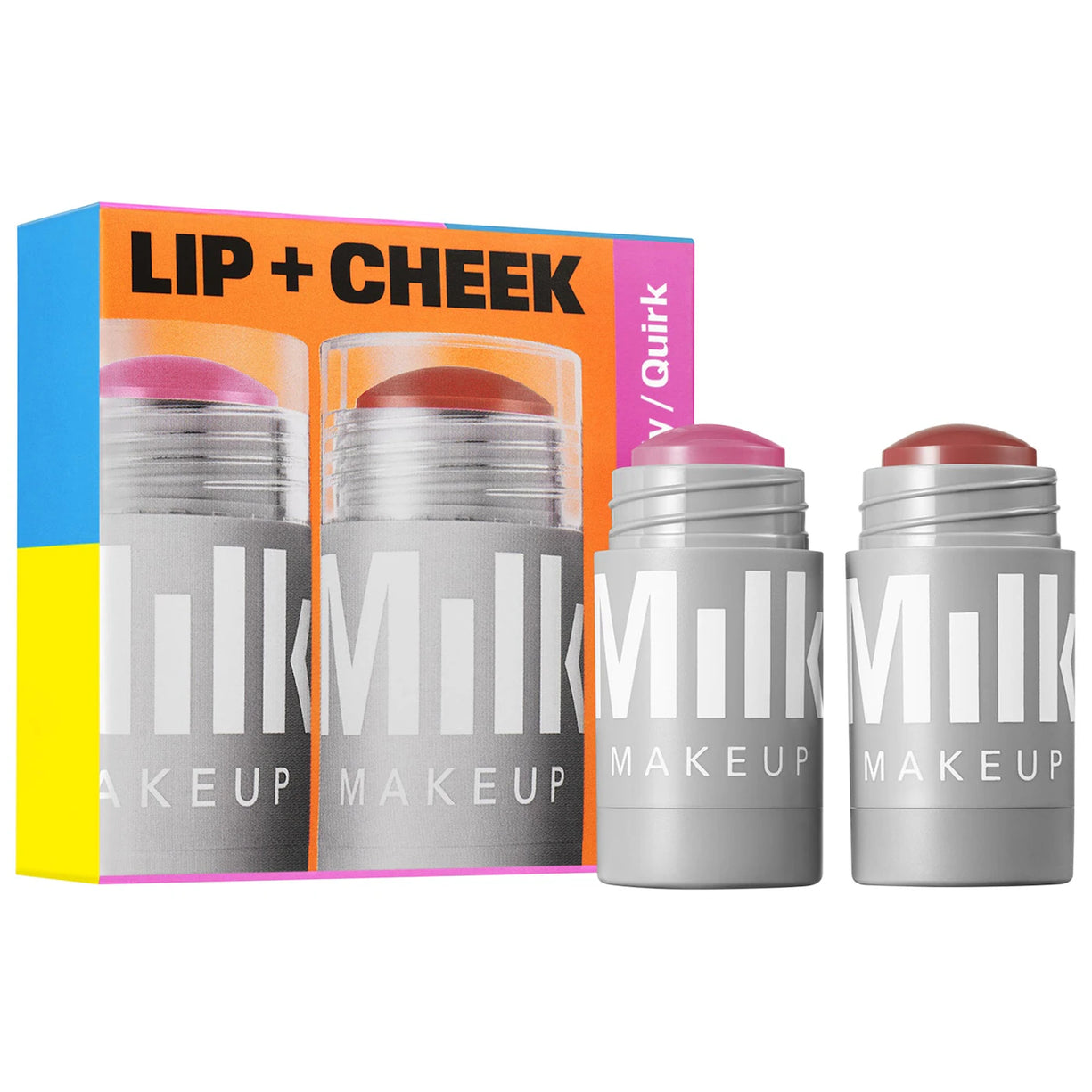 MILK MAKEUP LIP+CHEEKS MVPs CREAM BLUSH STICK SET VOLUME 1