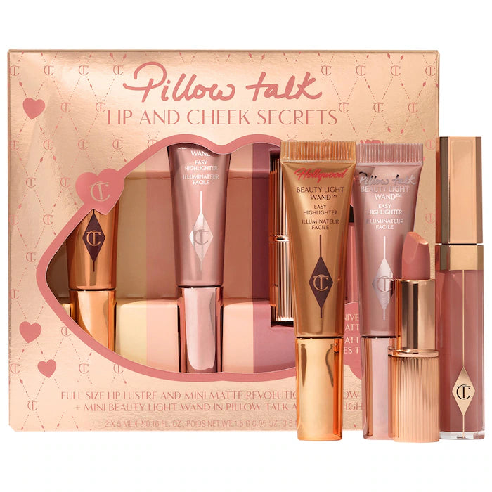 Charlotte Tilbury
Pillow Talk Lip and Cheek Secrets Set