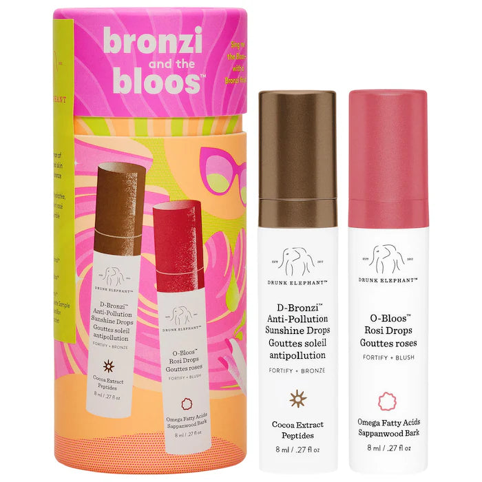 Drunk Elephant
Bronzi and the Bloos Color Serum Duo