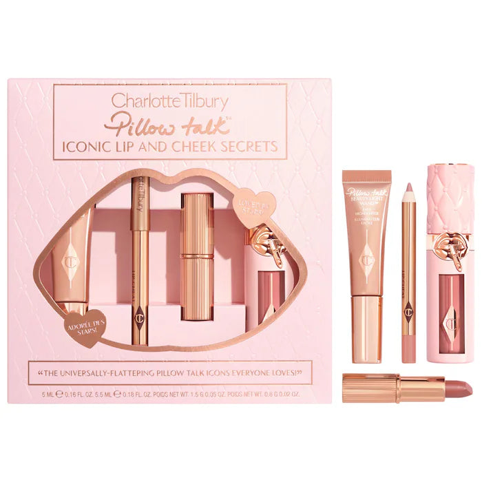 Charlotte Tilbury
Pillow Talk Iconic Lip & Cheek Secrets Set